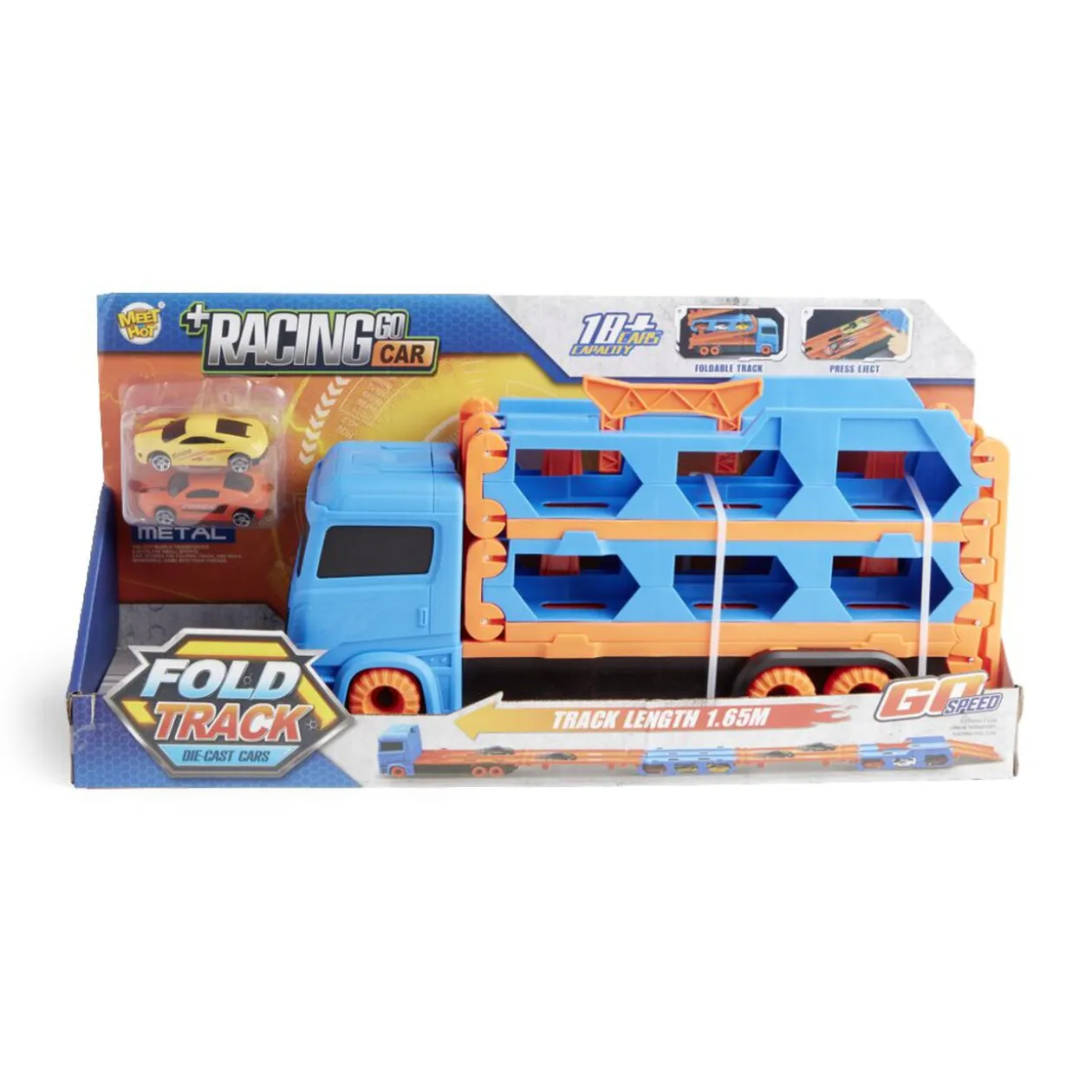 Ensemble camion et ses deux voitures