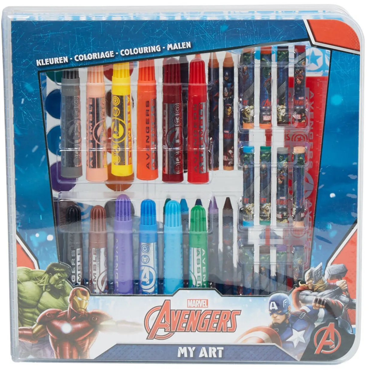 Ensemble de coloriage Avengers 51 pièces