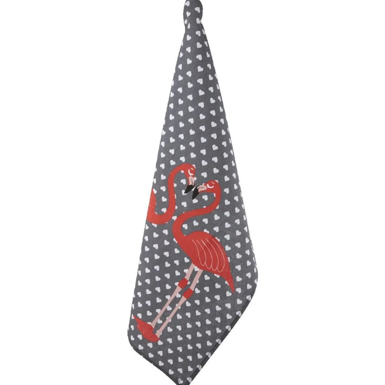 Ensemble de cuisine design flamant rose et coeur