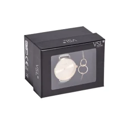 Ensemble montre et bracelet femme rose gold et vert pastel