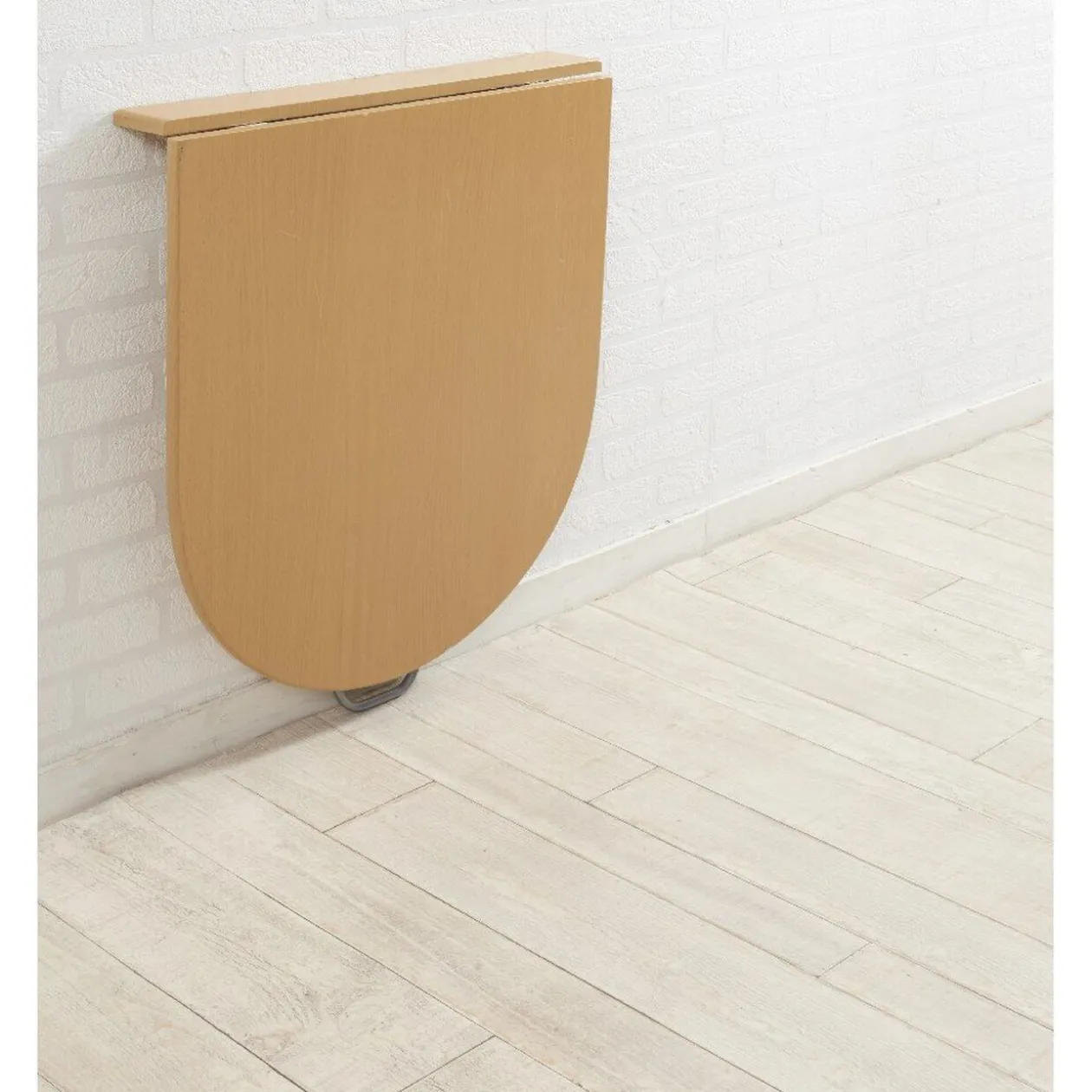 Ensemble table pliante murale et 2 tabourets