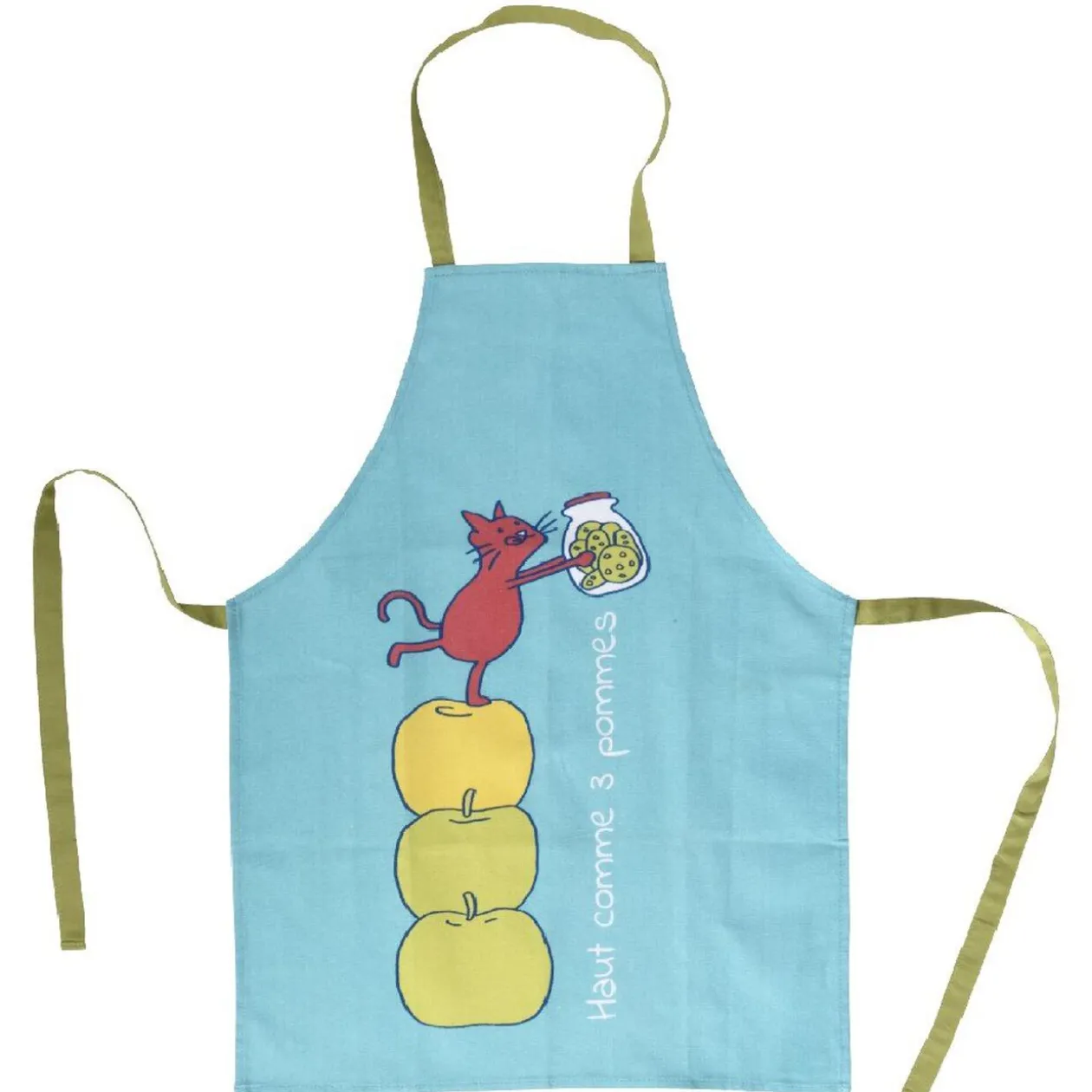 Ensemble tablier de cusine enfant Haut come 3 pommes