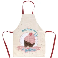 Ensemble tablier de cusine enfant La cerise sur le gâteau
