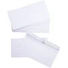 Enveloppe autoadhésive blanche 11x22 cm x100