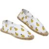 Espadrille Femme blanc motif ananas T36/41
