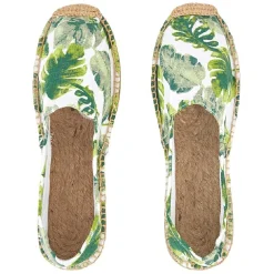 Espadrille Femme imprimé feuillage T36/40