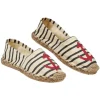 Espadrille Femme rayé bleu motif ancre marine T36-41
