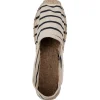 Espadrille Homme rayé bleu naturel T41/45