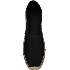Espadrille Homme uni noir T41/45