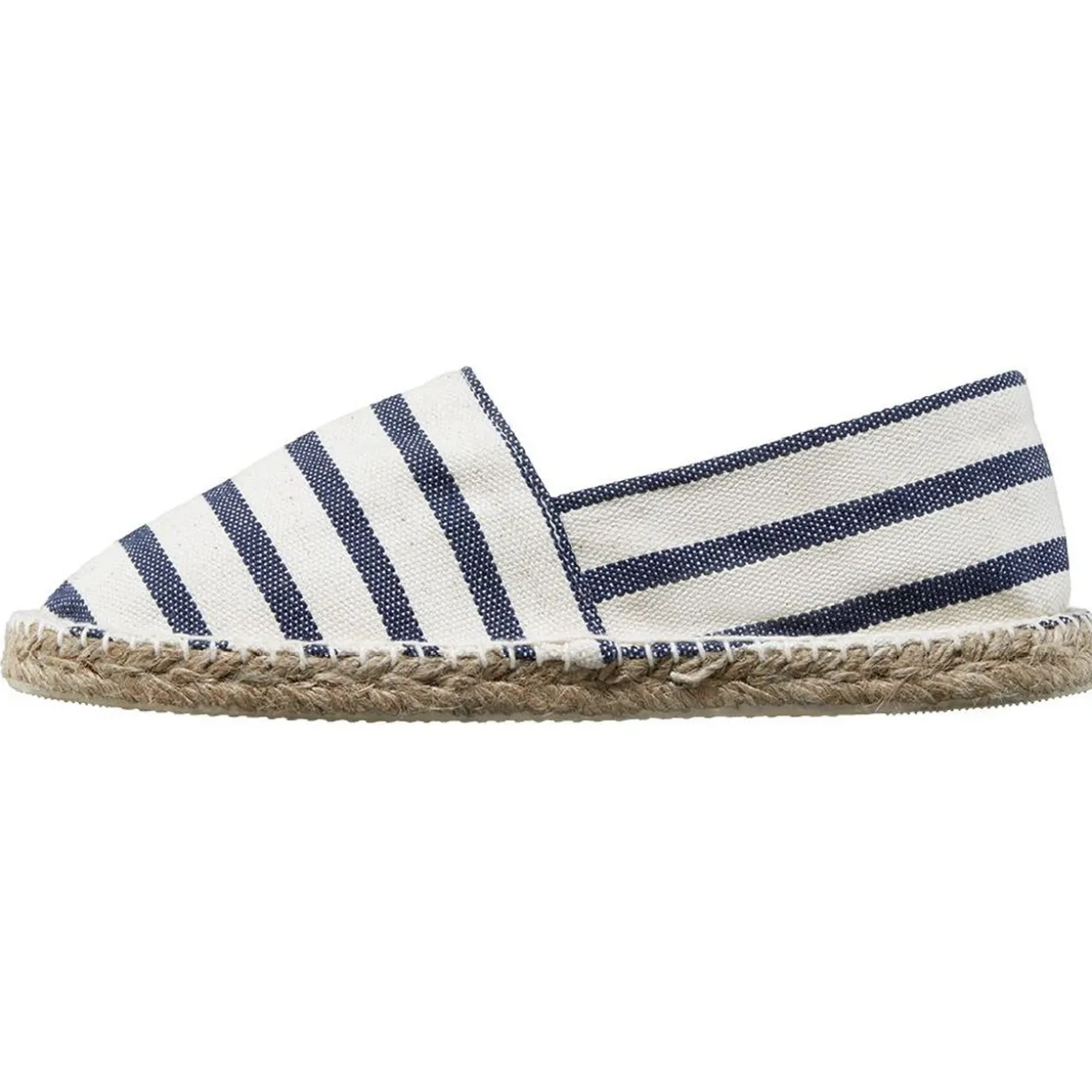 Espadrilles Femme blanc rayé noir T36/40