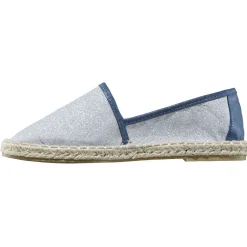 Espadrilles Femme gris pailleté T36/40