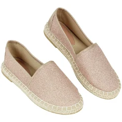 Espadrilles Femme rose pailleté T36/40