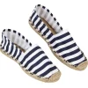 Espadrilles Homme rayé bleu et blanc T41/45