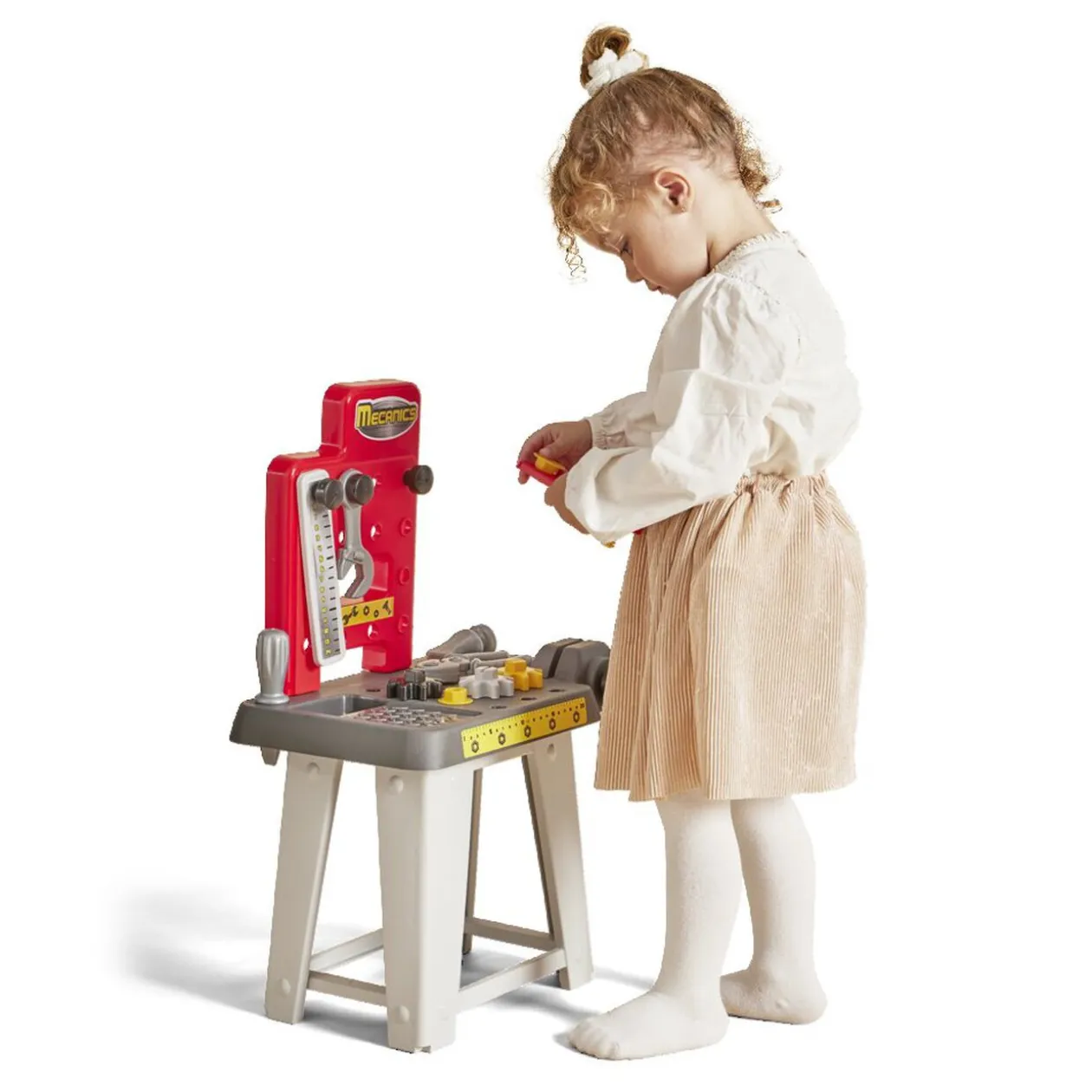 Etabli bricolage enfant avec 19 accessoires