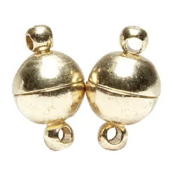 Fermoirs magnet X2 ronds métal