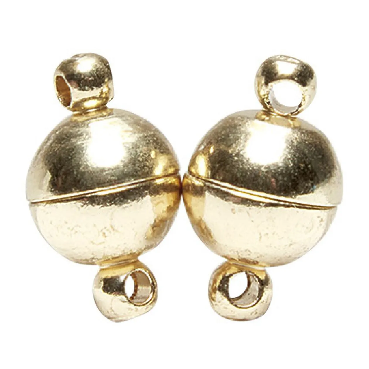 Fermoirs magnet X2 ronds métal