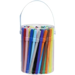Feutre 25 couleurs dans baril x100