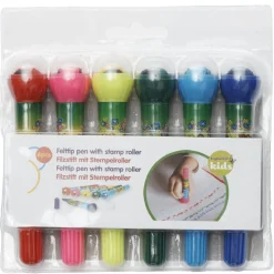 Feutre avec embout tampon x6