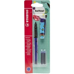 Feutre roller stabilo befab + 2 cartouches