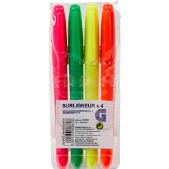 Feutre surligneur couleur x4
