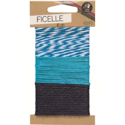 Ficelle bleu 3x L.2 m