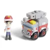 Figurine + voiture Bo et Spritzer Rev&Roll plastique + 3ans