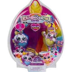 Figurine animal Rainbocorns Flash'eez x2