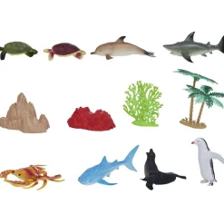 Figurine animaux marins x50