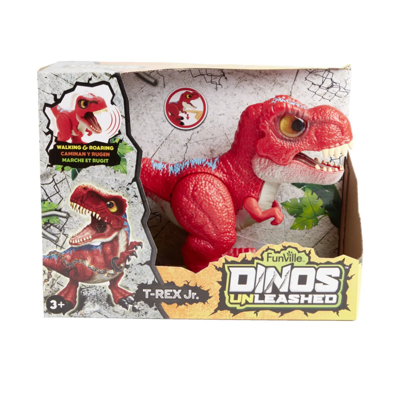 Figurine dinosaure bébé marche et rugit - 3 modèles