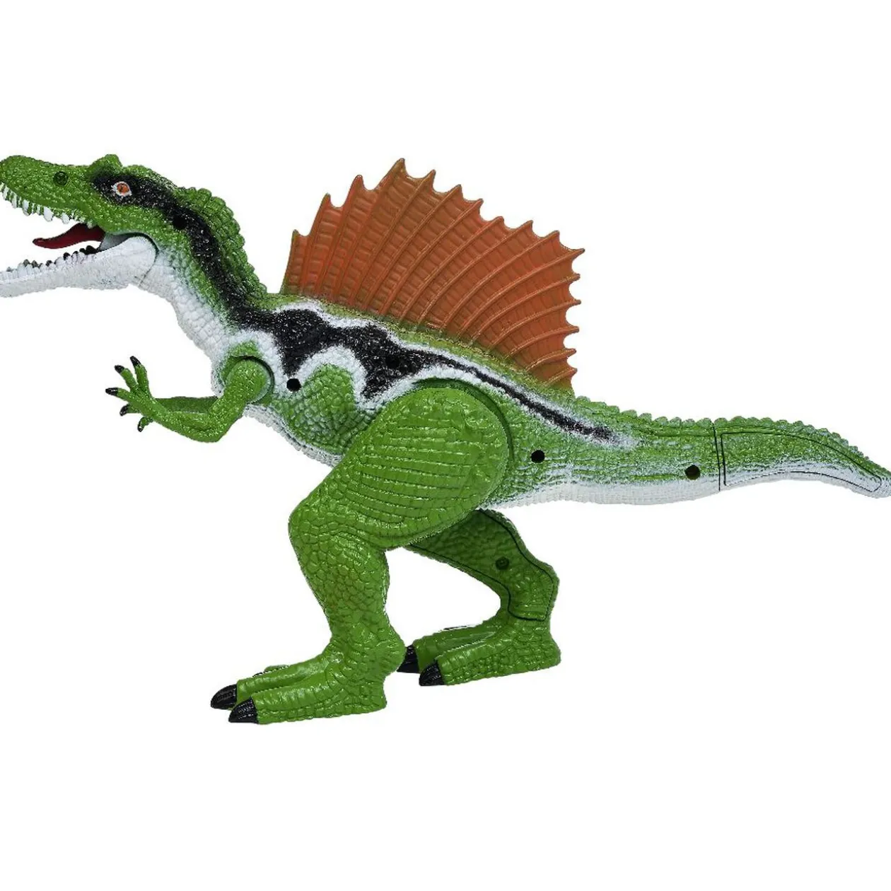 Figurine dinosaure sonore et lumineuse vert