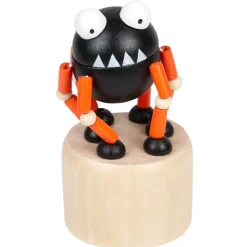 Figurine monstre marionette en bois
