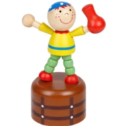Figurine pirate marionette en bois