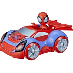 Figurine Spidey et ses Amis Extraordinaires avec véhicule lumineux