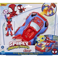 Figurine Spidey et ses Amis Extraordinaires avec véhicule lumineux