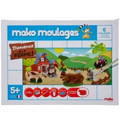 Figurines à peindre Mako moulage Bienvenue à la ferme