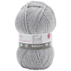 Fil à tricoter Babycol gris 50 g