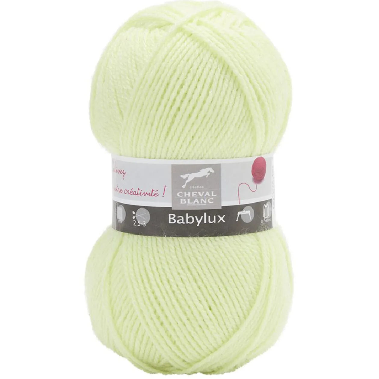 Fil à tricoter Babylx vert 50 g