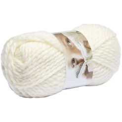 Fil à tricoter écru acrylique