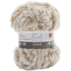 Fil à tricoter Louve beige 50 g