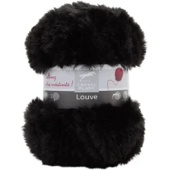 Fil à tricoter Louve noir 50 g