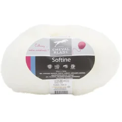 Fil à tricoter Softine blanc écru 50 g