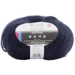 Fil à tricoter Softine bleu marine 50 g