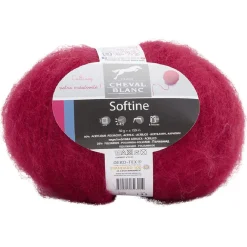 Fil à tricoter Softine rouge 50 g