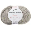 Fil à tricoter Venise blanc cassé 50 g