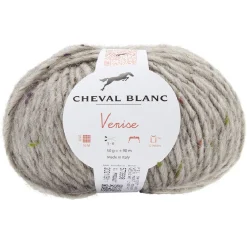 Fil à tricoter Venise blanc cassé 50 g