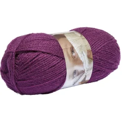 Fil à tricoter violet acrylique