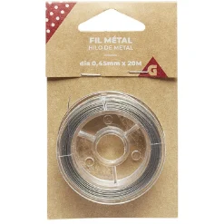 Fil métallique gris