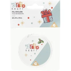Fil transparent nylon 25 m