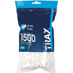 Filtre slim pour cigarette à rouler x1500