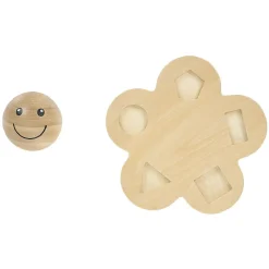 Fleur d'éveil en bois certifié FSC® Montessori